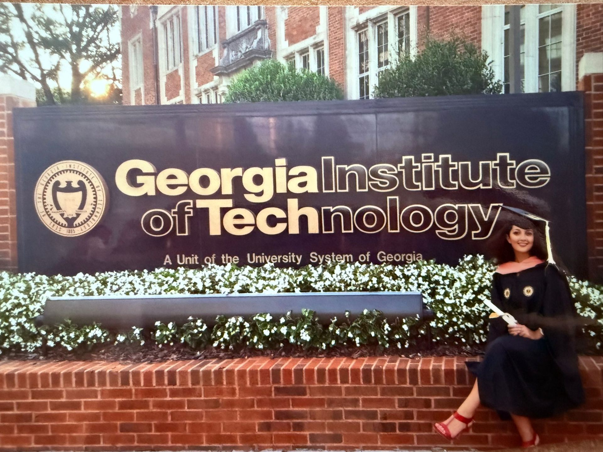 Saloua at her Georgia Tech graduation