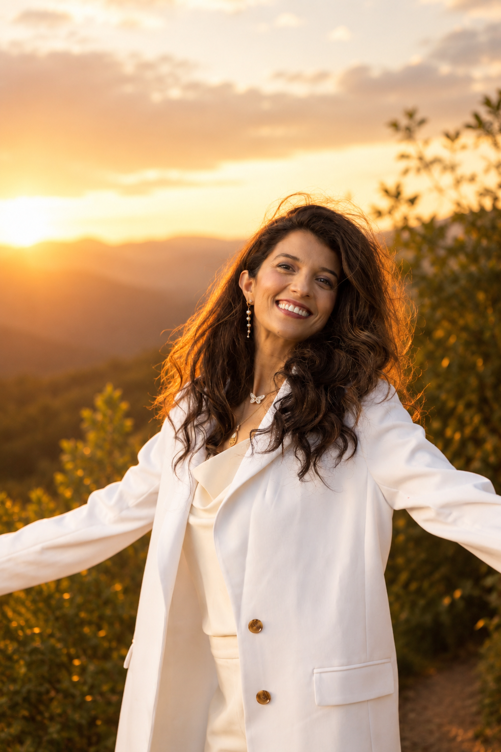 Saloua Lahlou at sunset